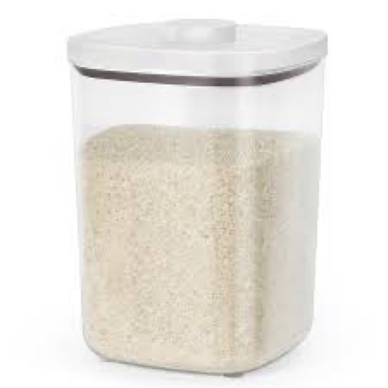 TBMax Large Flour Storage Container 10.56 Qt, 20 Lbs Rice Container with Pop Up Lid & Measuring Scoop for Flour, Cereal, Dry Food Storage and Kitchen Pantry Organization