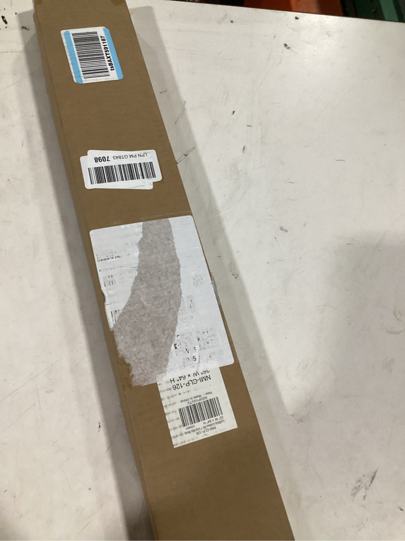 Condition photo showing New/Like New for lazblinds no tools no drill 1" vinyl mini blinds, cordless blinds for windows, light filtering horizontal window blinds & shades, 25" w x 64" h, cream cordless-cream 25" w × 64" h