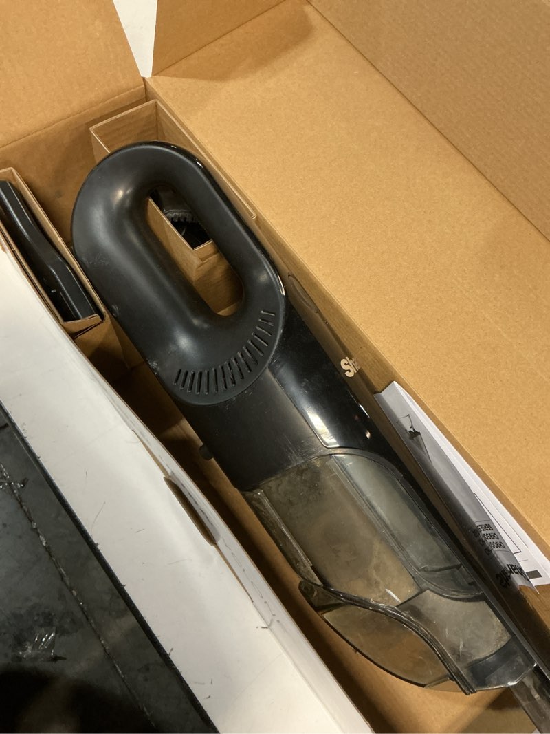 Condition photo showing As Is for Shark UltraCyclone Pet Pro Plus Cordless Hand Vacuum, Powerful Suction, Handheld Vacuum for Car & Home, Pet Power Brush, Crevice Tool, Scrubbing Brush, XL Dust Cup, Black, CH951 (missing parts including power cord)