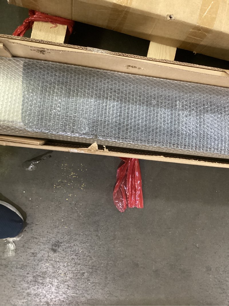 Condition photo showing Good Condition for dna motoring 6.75" flat running boards side step bars compatible with 2004-2024 nissan titan / 2016-2024 titan xd crew cab, chrome/black, stepb-a-0096 04-22 titan crew cab