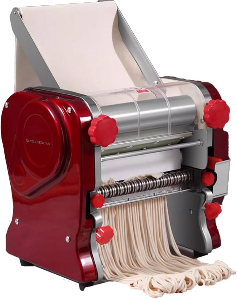 XINGYUEXUAN Electric Pasta Making Machine Commercial Noodle Spaghetti Maker Dough Roller with 2mm/6m