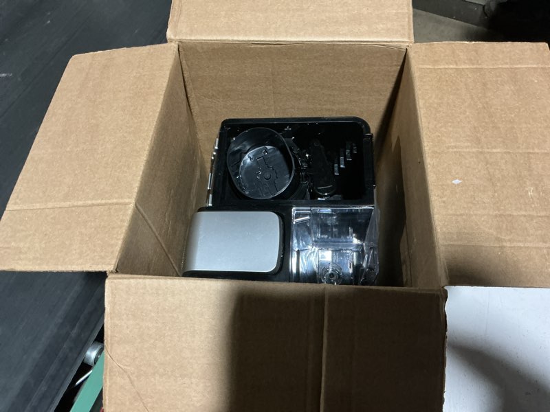 Condition photo showing As Is for hamilton beach flexbrew trio 2-way coffee maker, compatible with k-cup pods or grounds, combo, single serve & full 12c pot, black - fast brewing (49902)