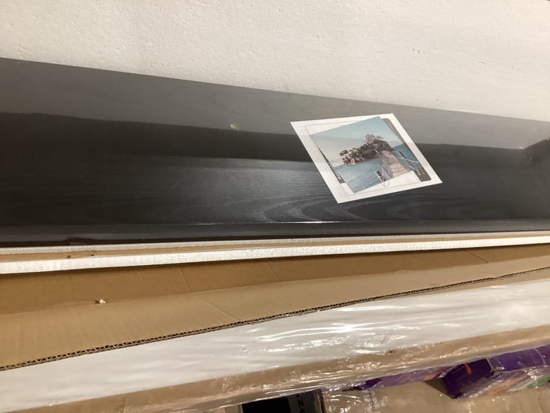 72in floating shelves for wall, 72"w x 9.25"d x 1.5"h, long wall mounted engineered wood shelves wit