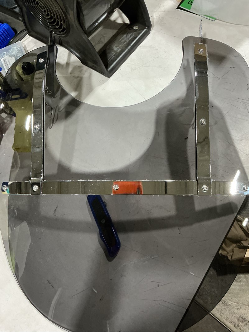 Condition photo showing As Is for national cycle f-16 sport windshield - dark tint n2526
