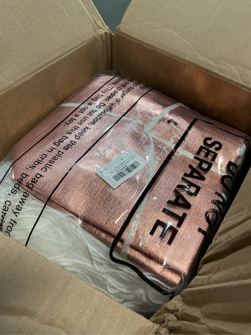 Condition photo showing Good Condition for CHENGU 100 Pcs Thank You for Celebrating with Us Wedding Gift Bags for Hotel Guests Bulk Welcome Bags Reusable Non Woven Tote with Handle for Bridal Shower Party Favor(Rose Gold)