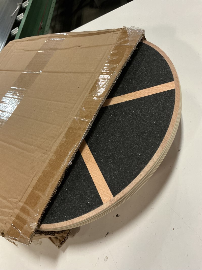 Condition photo showing Good Condition for amazon basics wood wobble balance trainer board, slip resistant, for exercise and core strength black