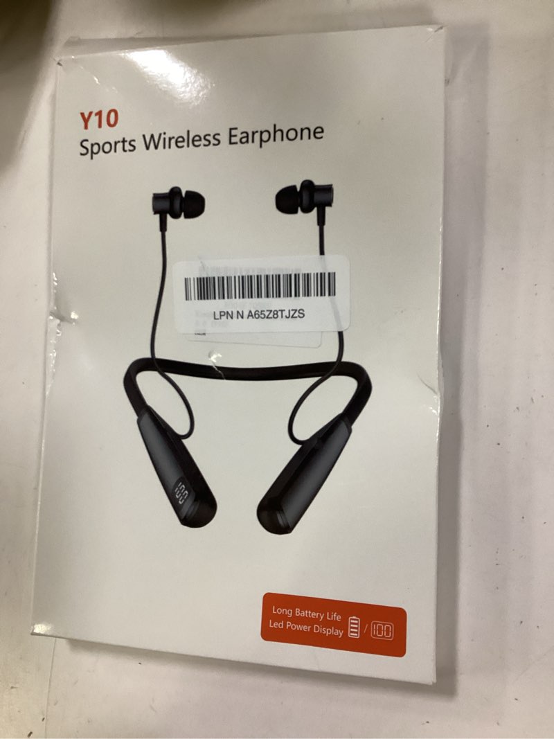 Condition photo showing New/Like New for Neckband Bluetooth Headphones, 6.0 Bluetooth 100 Hours Playtime?IPX7 Sports Waterproof Earbuds with Microphone Noise Cancelling with HiFi Speakers Multiple Switchable Sound Modes Cable