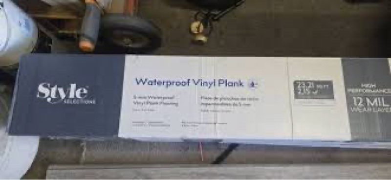 Waterproof Vinyl Plank/ Some Cracked