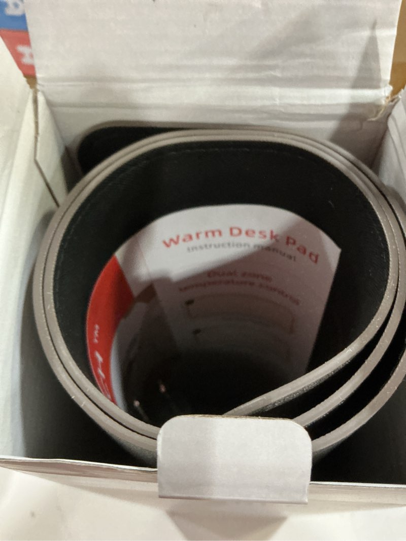 Condition photo showing New/Like New for Heated Desk Pad Mouse Pad - 3-Level Temperature Control, 6-Level Timer (4-9 Hours), PVC Material, Desk Mat for Keyboard and Mouse,31.5" x 13"