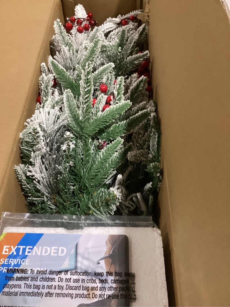 3ft prelit artificial christmas tree with lights, 3 foot artificial christmas tree with snowflake ba