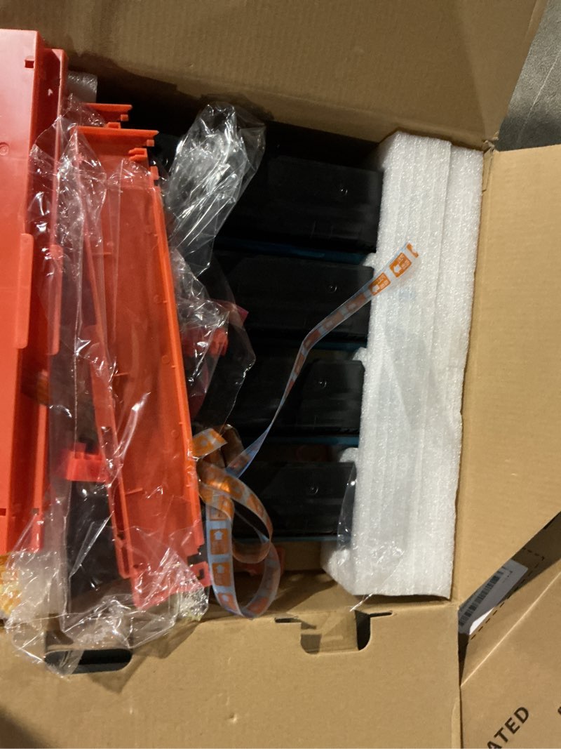 Condition photo showing As Is for 206A Toner Cartridges 4 Pack (with Chip) Compatible Replacement for HP 206A 206X for Color Laserjet Pro MFP M283fdw M283cdw M283fdn M282nw Pro M255dw M255nw M283 M255 Printer W2110A W2110X High Yield