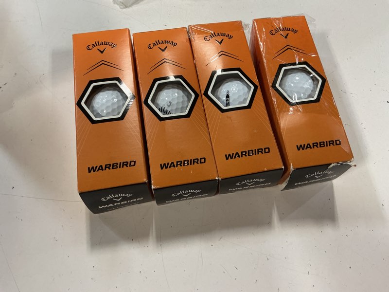 Condition photo showing New/Like New for callaway golf warbird golf balls warbird one dozen white
