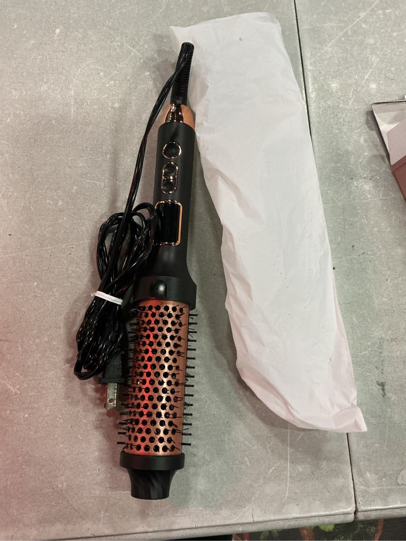Condition photo showing Good Condition for nonk 1.5 inch thermal brush, thermal round curling brush and curling iron for all hair, 5 temperature control & dual voltage, makes hair smoother, get natural curls, not a hot air brush (1.5 in)