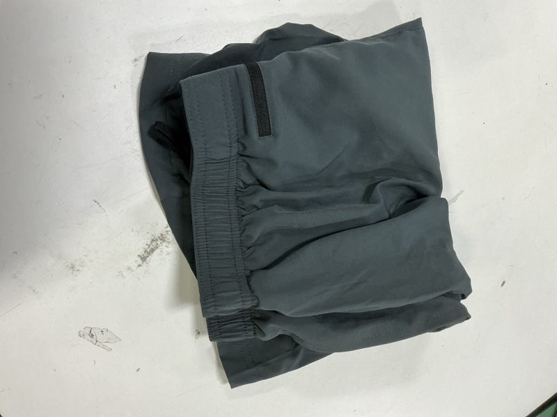 Condition photo showing Good Condition for baleaf Men's 5" Running Athletic Shorts Workout Lightweight Zipper Pocket Gray Large