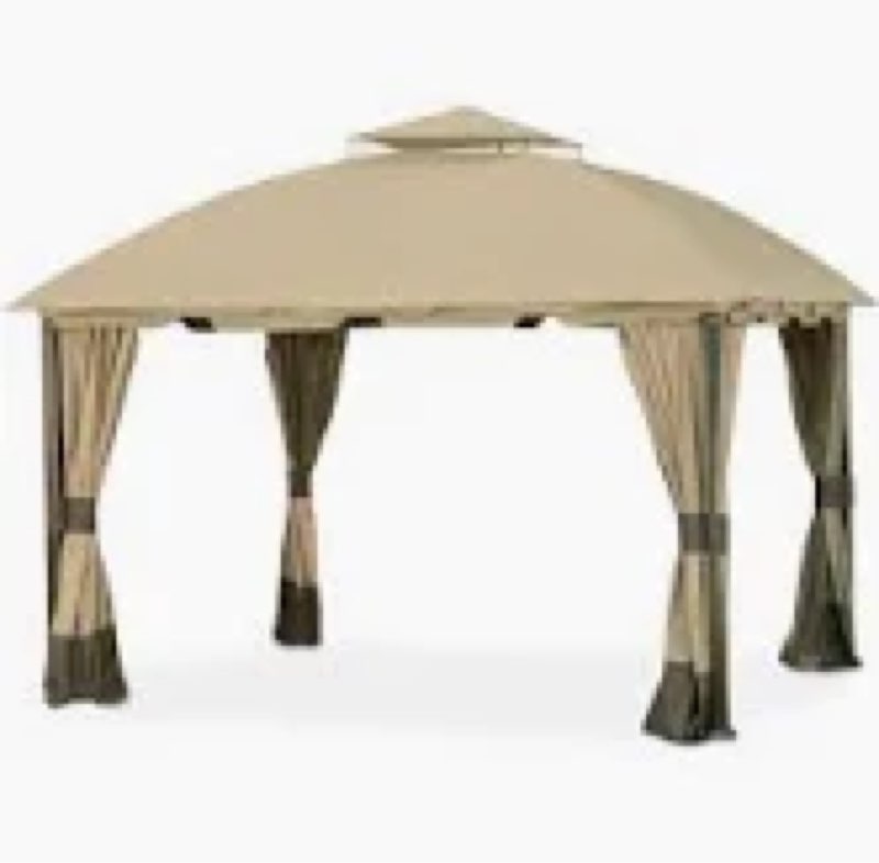 Garden winds fabric replacement canopy for gazebo 