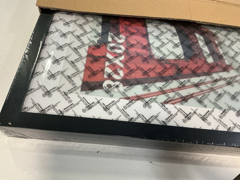 Condition photo showing Good Condition for Wiscet 20x28 Picture Frame Set of 3, Display Pictures 16x24 with Mat or 20 x 28 Poster Frame Without Mat, Wall Gallery Photo Frames, Black Black 20x28