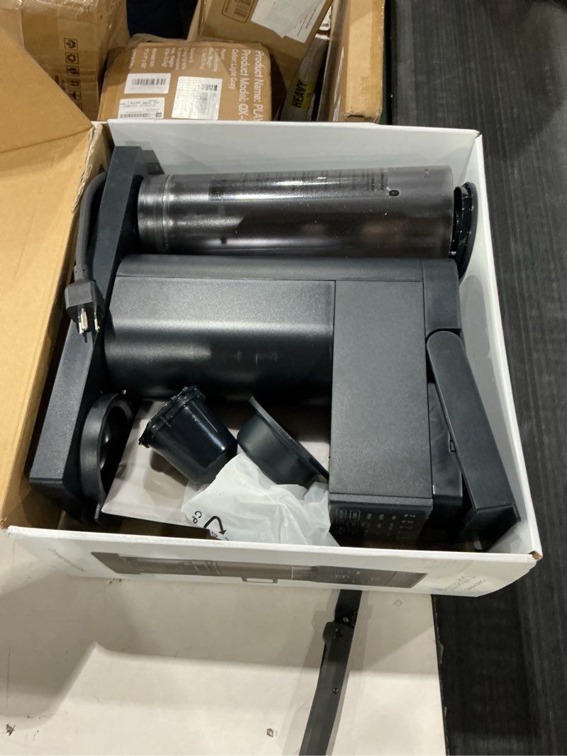 Condition photo showing As Is for Chefman Caffeinator Single Serve Coffee Maker, Brew Kcups & Grounds, Drip Coffee Machine with Brew Strength Settings, Iced Coffee Function, 48 oz. Removable Water Reservoir Midnight