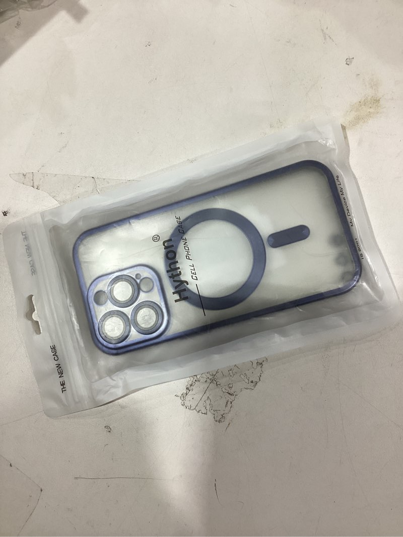 Hython Magnetic Clear for iPhone 16 Pro Case with Camera Lens Protector [Compatible with MagSafe] Lu