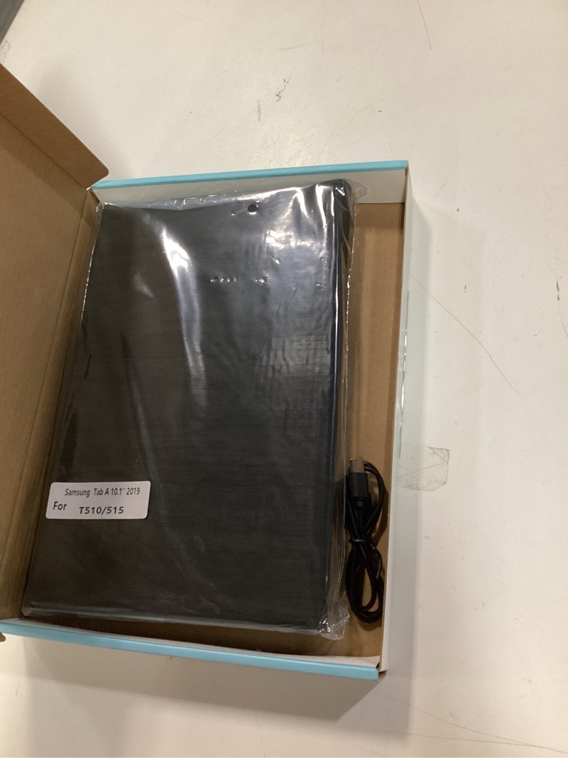 Condition photo showing New/Like New for REAL-EAGLE Backlit Keyboard Case for Samsung Galaxy Tab A 10.1 Inch 2019(SM-T510/T515/T517), 7 Color Backlights Detachable Wireless Keyboard Case Cover for Samsung Galaxy Tab A 10.1” 2019 (Black)