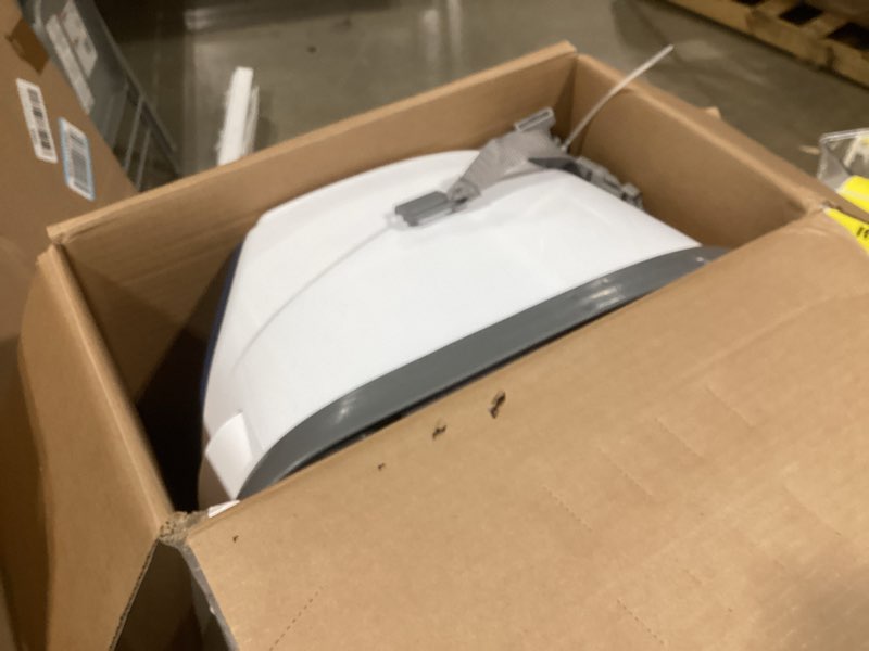 Condition photo showing As Is for ingenuity baby base 2-in-1 booster feeding and floor seat with self-storing tray - night sky