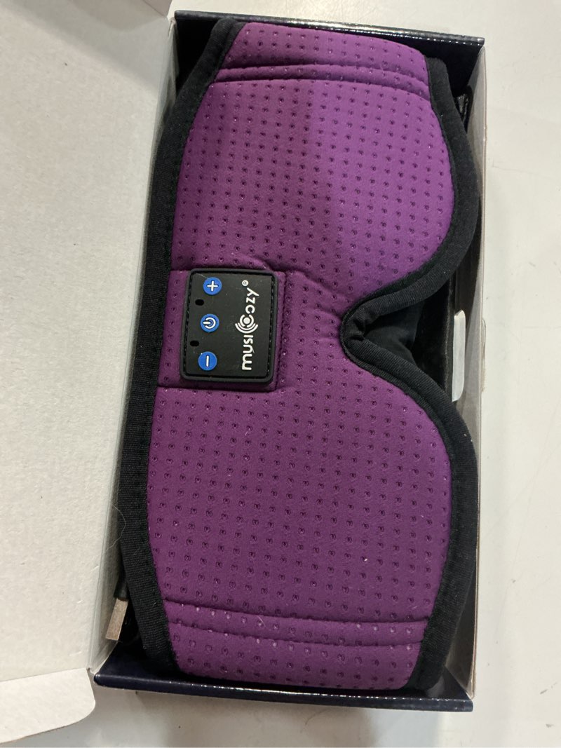 Condition photo showing Good Condition for musicozy sleep headphones bluetooth 5.2 headband breathable 3d sleeping headphones, wireless music eye mask sleep earbuds for side sleepers women office air travel cool tech gadgets unique gifts