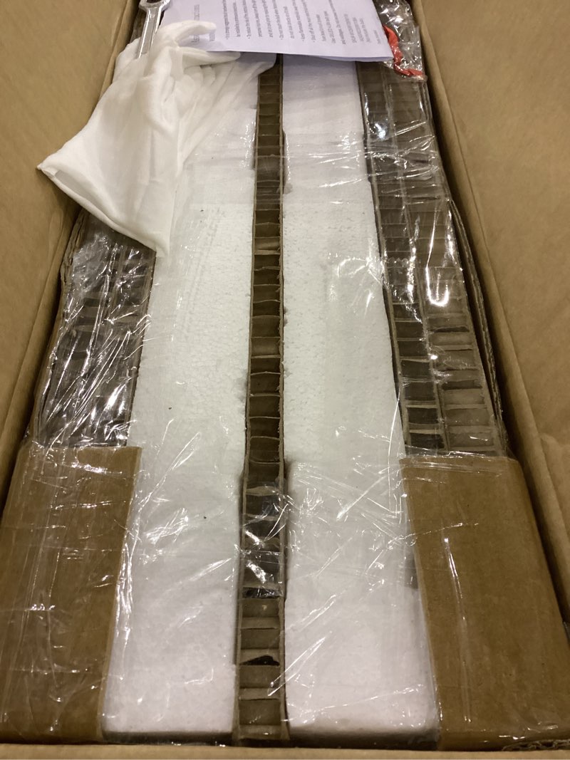 Condition photo showing New/Like New for 2 Pack 2 Light Oval 12" Alabaster Marble Bathroom Wall Sconce Modern Concise Style Wall Light Fixture,Dark Gray Finish for Bedroom Hallway Bedside 2 Pack 12" Dark Gray