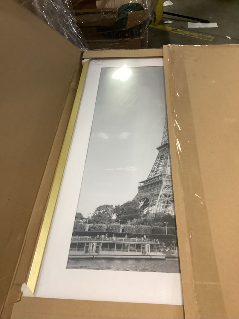 Condition photo showing Good Condition for upsimples 24x36 Poster Frame, Display Pictures 20x30 with Mat or 24 x 36 Without, Wall Hanging Picture Frames, Black, 1 Pack Black 24x36