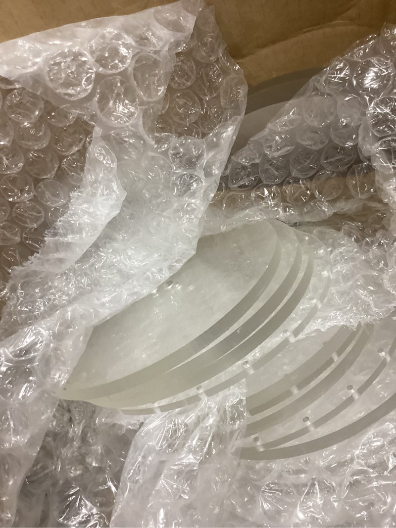 Condition photo showing As Is for nuptio flower vases wedding centerpieces - 10 pcs 31.5 inches tall acrylic vase stands for crystal centerpiece table decorations - elegant geometric flowers stand for party weddings tables decoration 10 31.5 inches tall