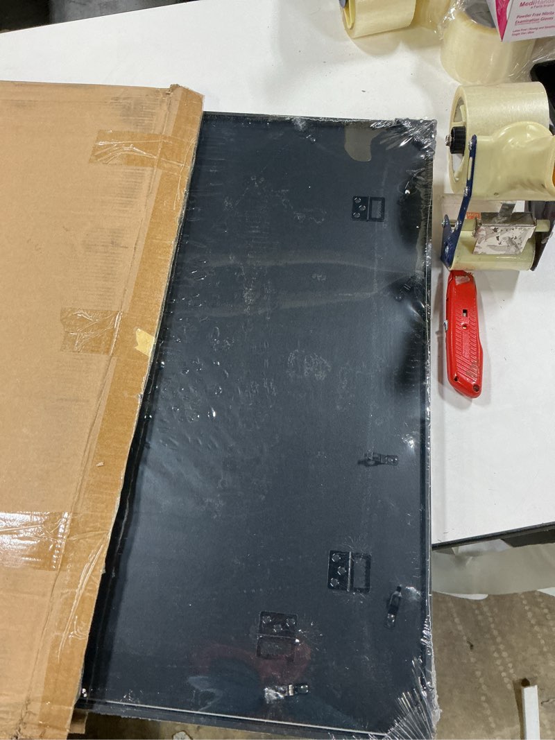 Condition photo showing New/Like New for 20x24 Picture Frame Black – Aluminum Wall Frame with Real Glass, 16x20 Frame with Mat or 20 x 24 Without, Large Metal Poster Frames for Horizontal or Vertical Display Black 20x24