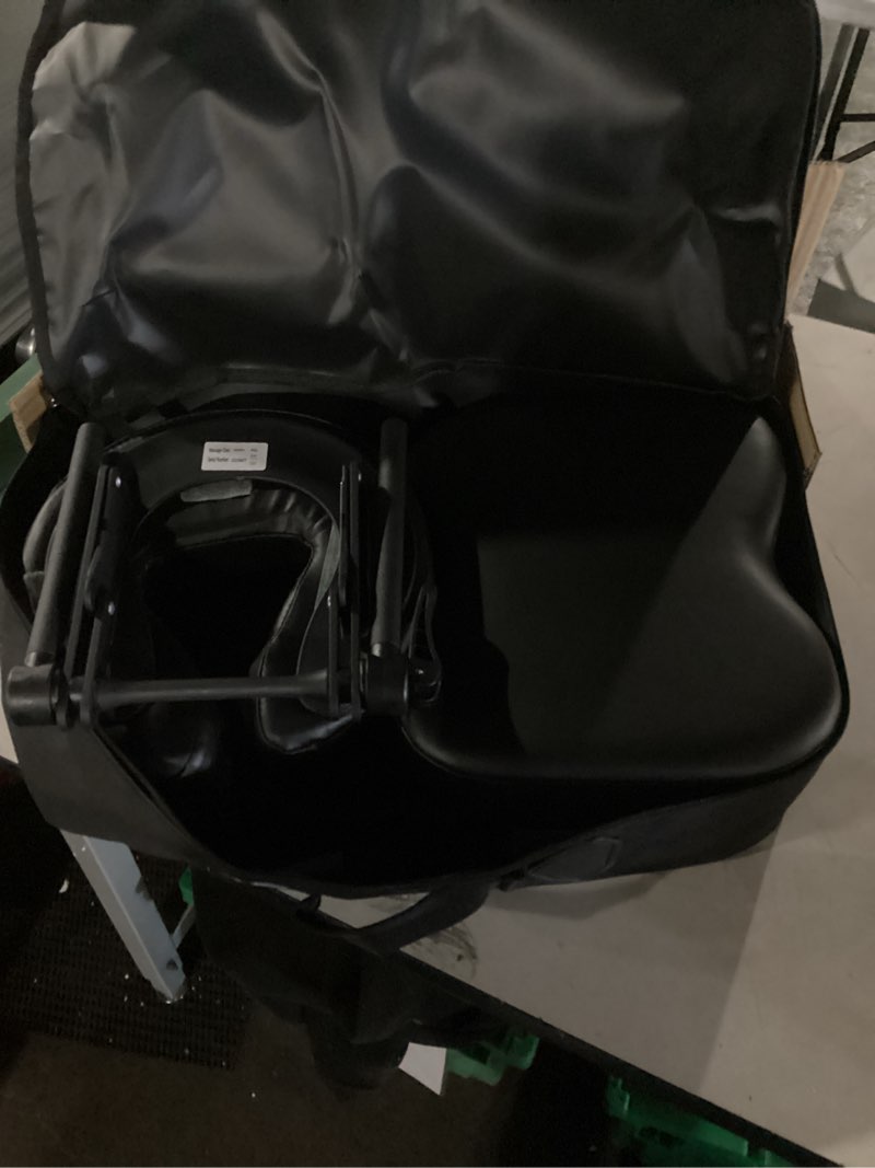 Condition photo showing New/Like New for TOROKOM Massage Portable Face Down Massage Kit for Desk and Table Top, Adjustable Headrest Face Pillow Cradle & Chest Pad, Black