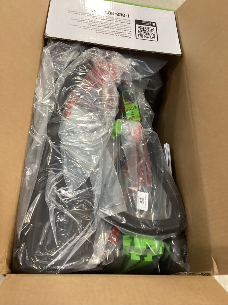 Condition photo showing Good Condition for Greenworks 40V (230 MPH / 505 CFM) Cordless Brushless Leaf Blower/Vacuum with Bag, High Power, Lightweight & Quiet for Yard Debris Cleanup, Includes 5.0Ah Battery & Charger Blower / Vac (230 MPH) 5.0Ah