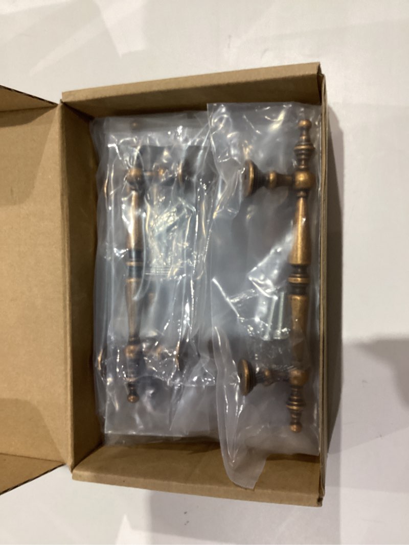 Condition photo showing New/Like New for 10 Pack 5"(128mm) Champagne Bronze Cabinet Pulls Knurled Kitchen Cabinet Handles Champagne Gold Drawer Pulls Cupboard Hardware for Cabinets CK0028 5"/128MM Hole Center Champagne Bronze