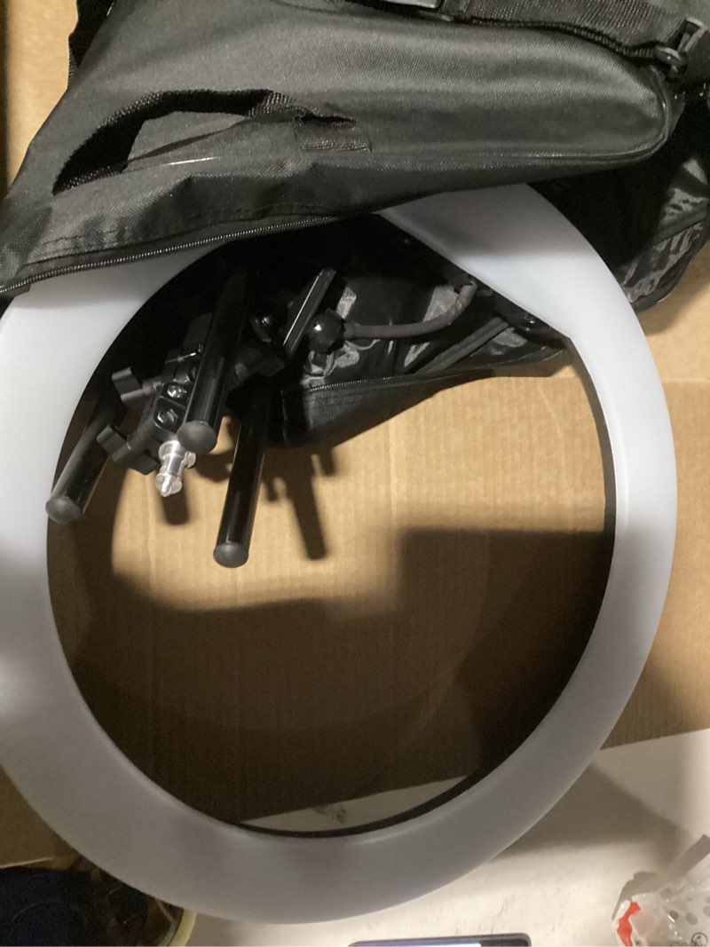 18 inch ring light with tripod stand and bag