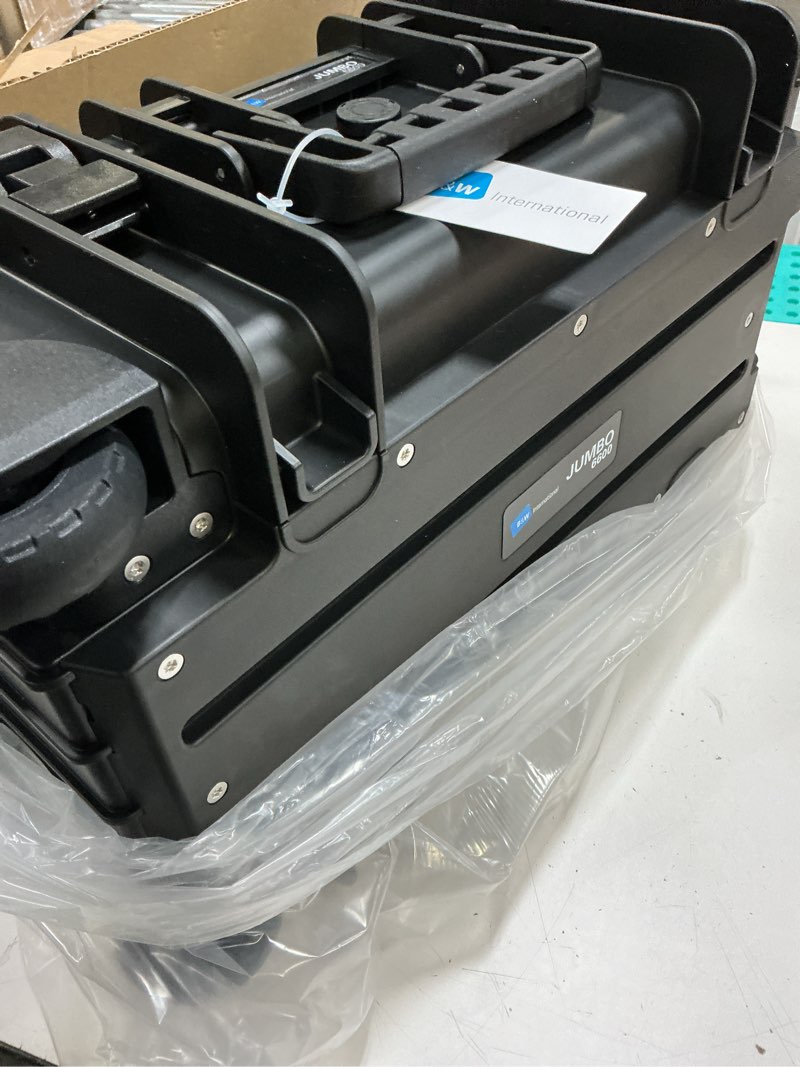 Condition photo showing Good Condition for b&w international jumbo 6600 outdoor tool case with pocket tool boards, black jumbo 6600 - 50 x 28,5 x 18,5 cm black