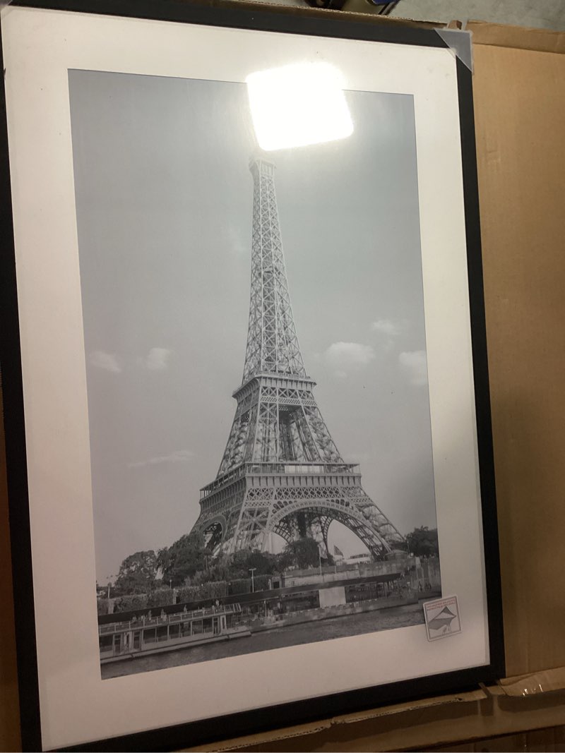 Condition photo showing New/Like New for upsimples 12x16 Picture Frame, Display Pictures 8.5x11 with Mat or 12x16 Without Mat, Wall Hanging Photo Frame, Black, 1 Pack Black 12x16