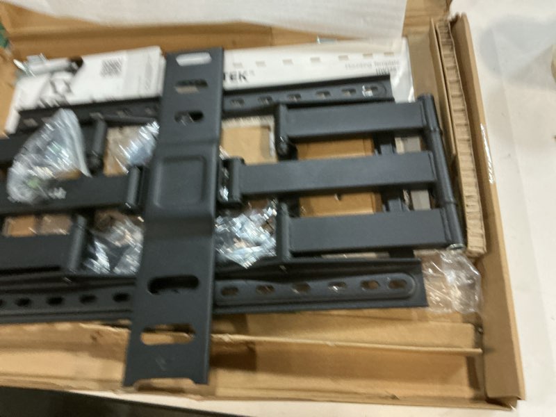 Condition photo showing Good Condition for home vision full motion tv wall mount for most 32-84 inch tvs up to132 lbs, tv mount swivel and tilt with dual articulating arms, wall mount tv bracket max vesa 600x400mm, fits 8" 12" 16" wood studs