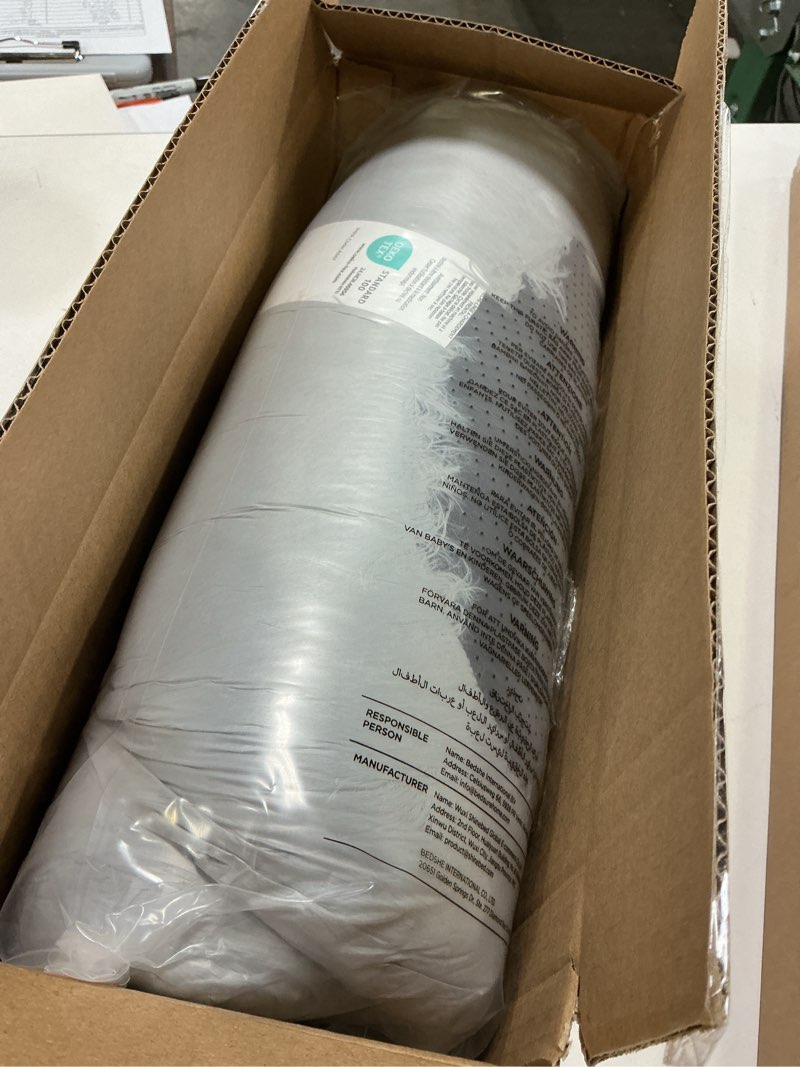 Condition photo showing New/Like New for Bedsure Calming Dog Bed for Small Dogs - Donut Washable Small Puppy Bed, 23 inches Anti-Slip Round Fluffy Plush Faux Fur Large Cat Bed, Fits up to 25 lbs Pets, Camel 23"L x 23"W x 8"Th Camel