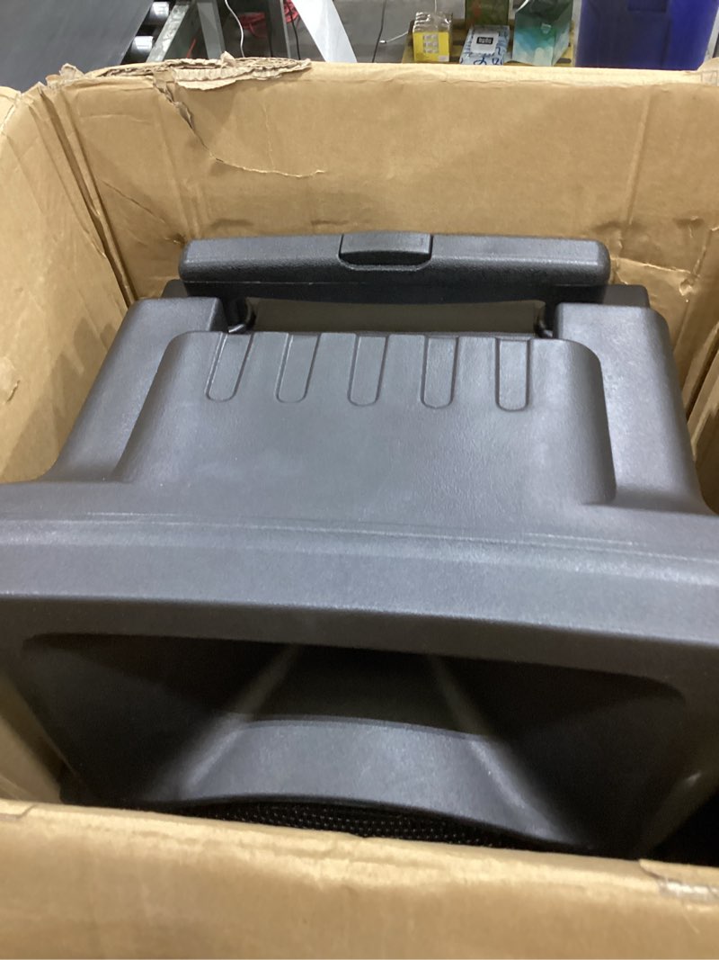 Condition photo showing As Is for Pyle Wireless Portable PA Speaker System -1200W High Powered Bluetooth Compatible Indoor&Outdoor DJ Sound Stereo Loudspeaker wITH USB MP3 AUX 3.5mm Input, Flashing Party Light & FM Radio -PPHP1544B 15"