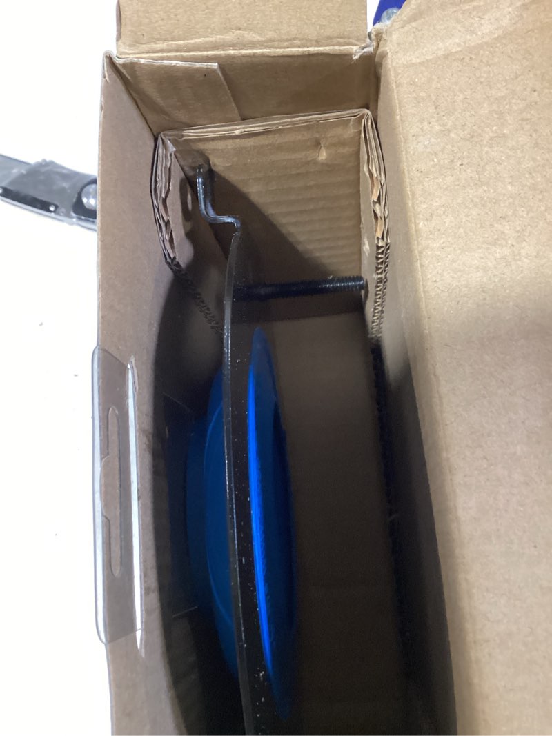 Condition photo showing Good Condition for danco hydroseat toilet flange repair ring black/blue plastic/stainless steel