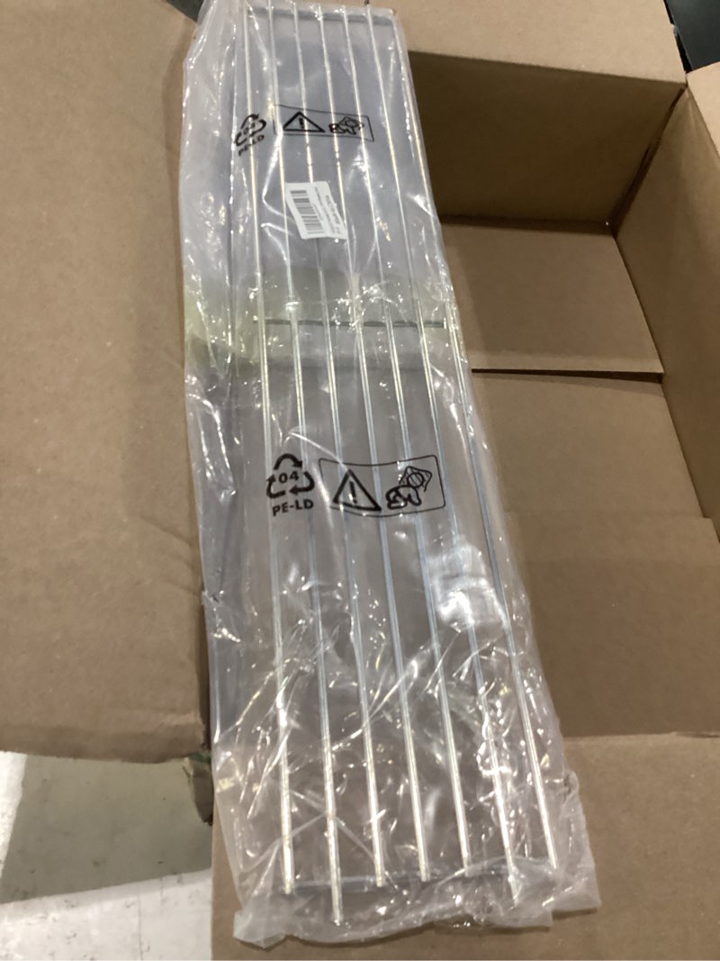 Condition photo showing As Is for 7513 88719 grill warming rack for weber genesis 1000-5500, genesis silver b/c, gold b/c grill parts, 80633 stainless steel rack for weber 900, spirit 700, platinum i & ll grill, 24.9"x 4.7" 24.9"l x 4.7"w