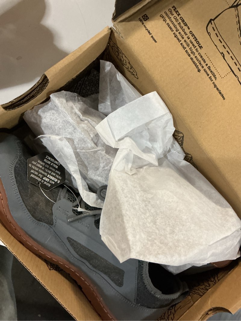 Condition photo showing New/Like New for size 10 astral men's loyak shoes - barefoot, quick-drying, minimalist sneaker for casual wear, water sports, travel, & hiking