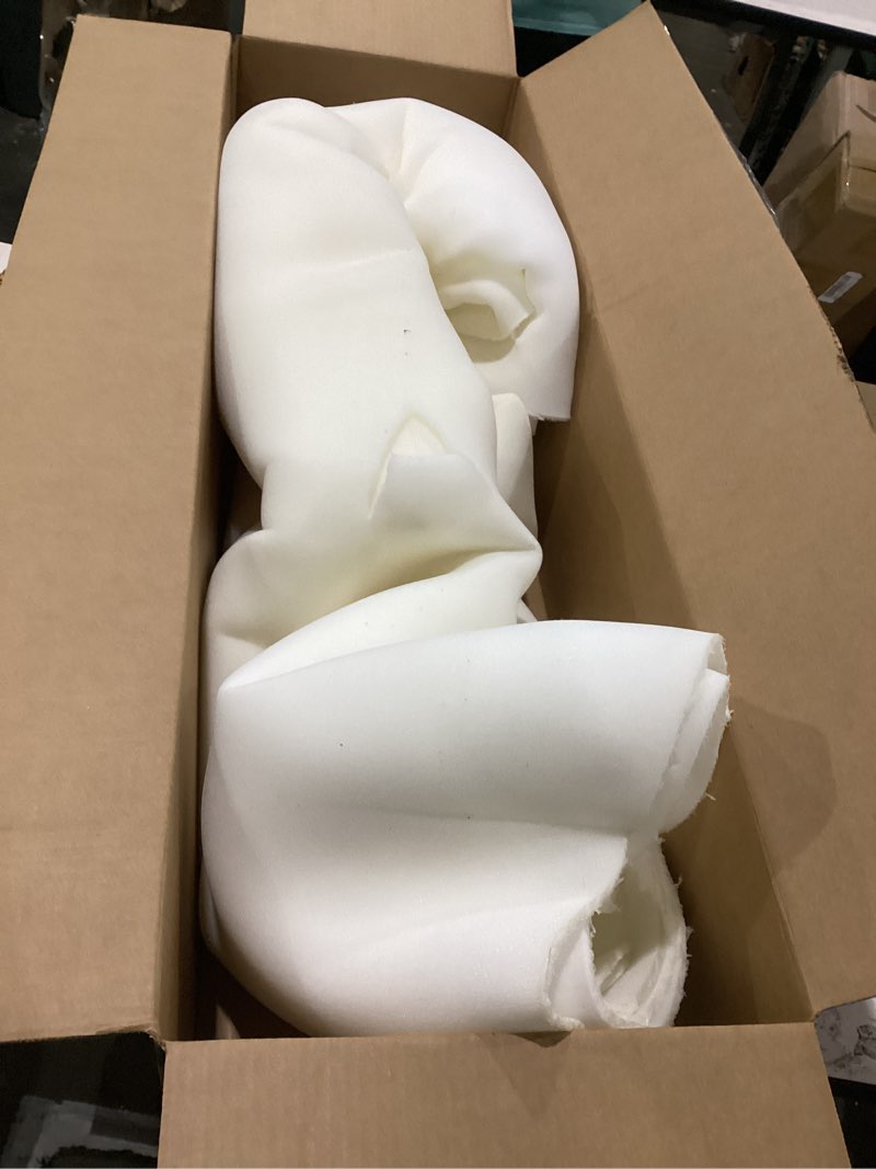 Condition photo showing As Is for AK TRADING CO. Foam Padding 56" Wide x 1/2 Inch Thick - 2 Yards