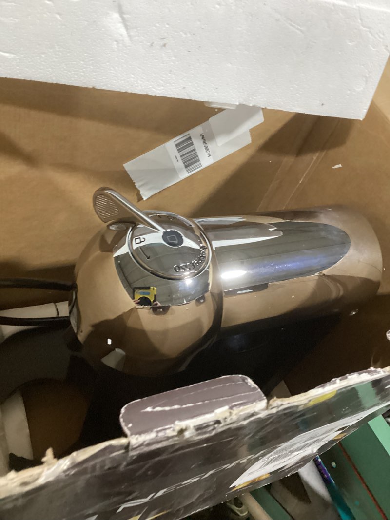 Condition photo showing As Is for nespresso vertuo coffee and espresso machine by breville,5 cups, chrome