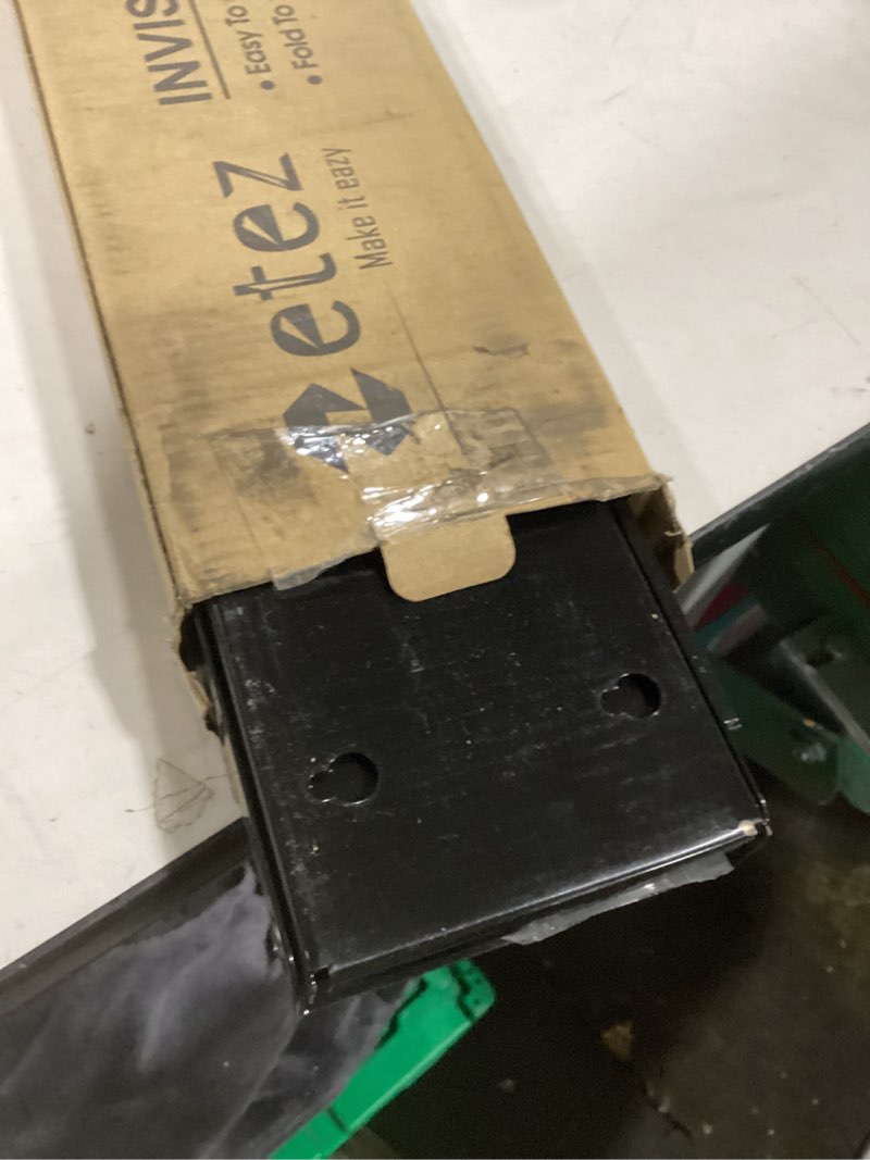 Condition photo showing As Is for Wall Mounted Laundry Drying Rack, Retractable & Foldable, 31.5" Wide, 13.2 Linear Ft, 5 Heavy-Duty Aluminum Rods, 60 lb Capacity, Space-Saving Design, Easy Installation, Indoor/Outdoor (Black)