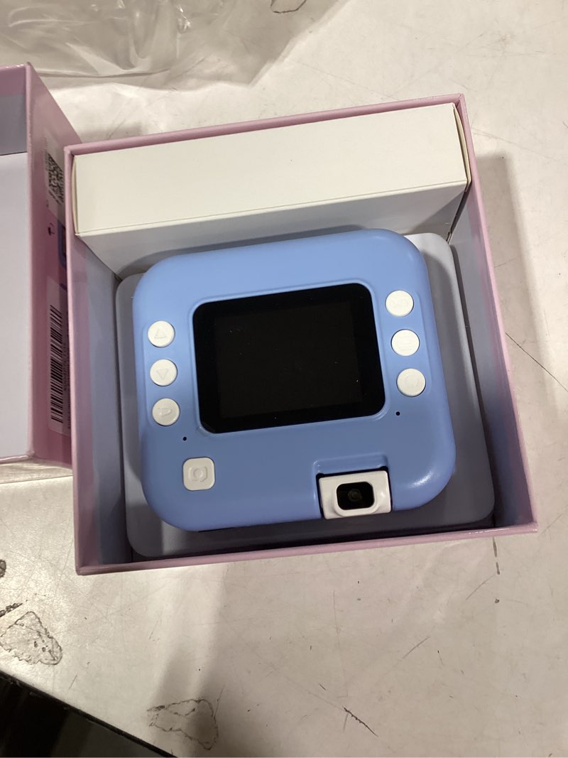 Condition photo showing Good Condition for Kids Camera Instant Print - Digital Camera with Flip Lens, Birthday Gift for Boys Girls, Instant Print Photos for Toddlers HD Selfie 1080P Video, Portable Travel Toys for 4 5 6 7 8 9 10 Years Blue