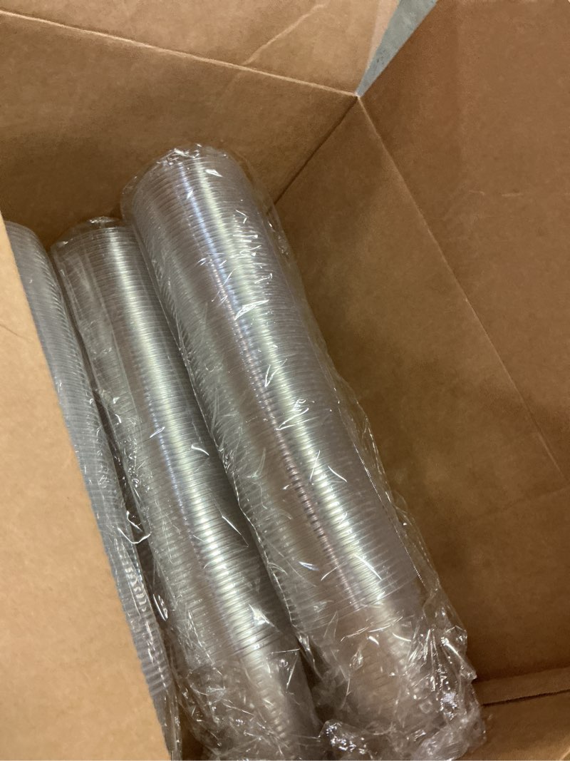 Condition photo showing Good Condition for clawsoff 12 oz clear plastic cups, 300 count disposable coffee cups no lids, 12 ounce cold plastic party cup bulk, pet clear cup for iced coffee, smoothie, cold beverage clear 12oz-300
