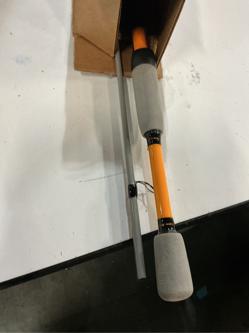 Condition photo showing As Is for Ardent Primo Comfort Grip Fishing Rod and Reel Combo, Orange, 5.1:1 Gear Ratio and 4+1 Ball Bearings, 2000 Size Reels, Reduce Hand Fatigue and Irritation, Spinning Pole for Freshwater Fish