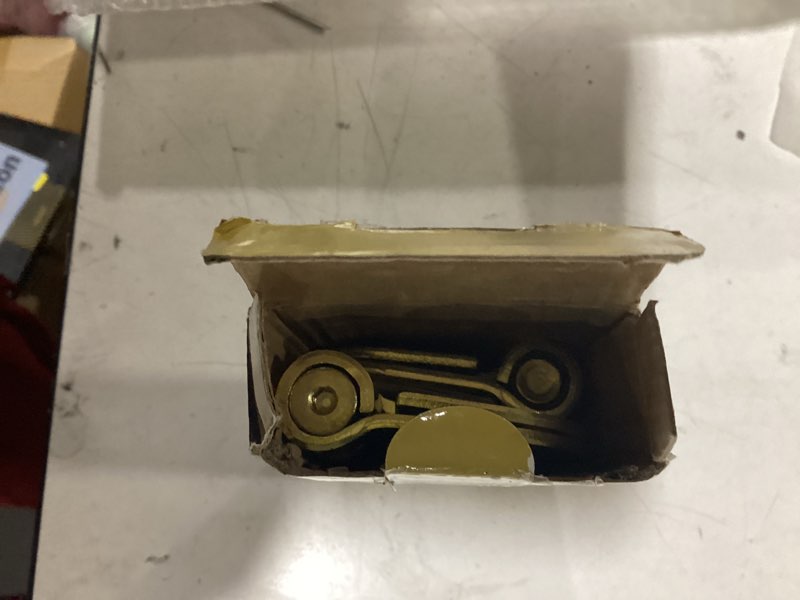 Condition photo showing New/Like New for 2 Pack Self Closing Door Hinges, 4 Inch Spring Loaded Door Hinges for Garage, Front, Back Door, Left/Right Hand, Adjustable Tension, 5/8'' Radius Corners, UL Listed, Gloden 4"-2 Pack