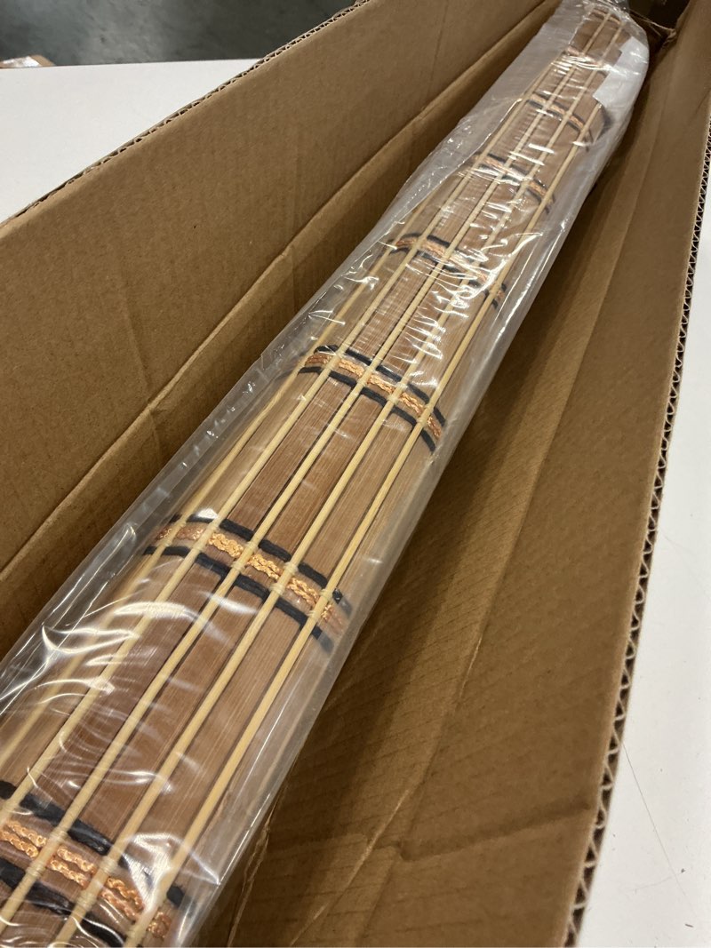 Condition photo showing Good Condition for lazblinds cordless bamboo blinds, roll up shades for windows, light filtering hanging window blinds, bamboo shades for patio indoor/outdoor porch, 29'' w x 72'' h, natural natural 29'' w x 72'' h