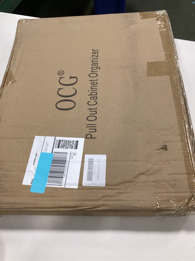 Condition photo showing New/Like New for OCG Pull Out Drawers For Kitchen Cabinets 14" W x 21" D, Slide out Wood Drawer Shelf, Pull Out Shelves for Base Cabinet Organization in Kitchen, Pantry, Bathroom 14W21D, 1 Tier